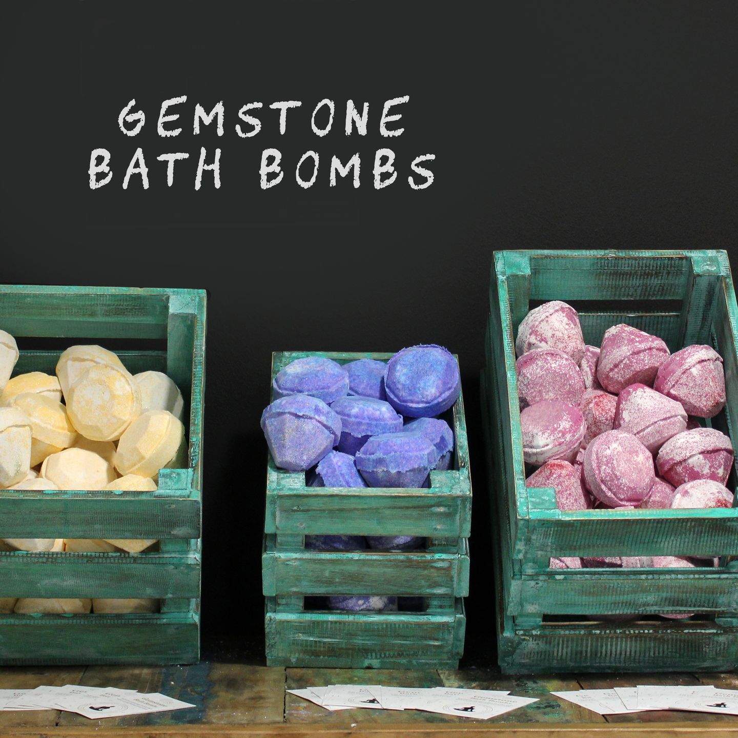 Bombe de Bain Forme Rubis avec Gemme