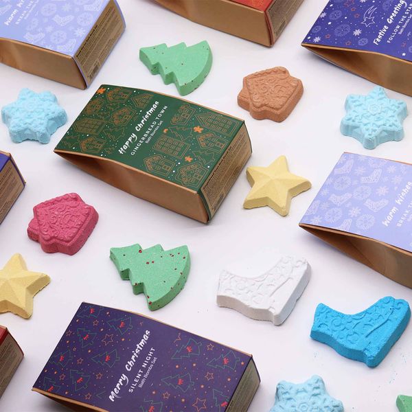 Coffret Cadeau de Noël de Bombes de Bain