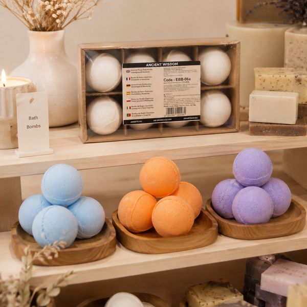 Boules de bain aux huiles essentielles 120g