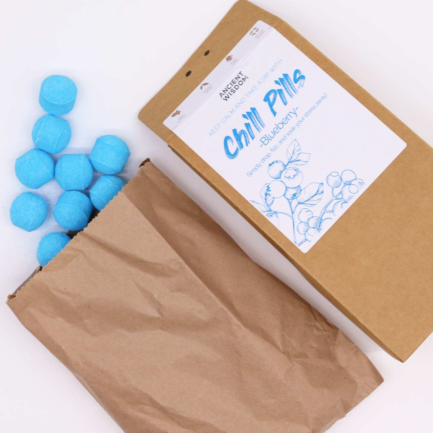 Paquets de Mini billes de Bain Véganes – 350 g (Chill Pills)
