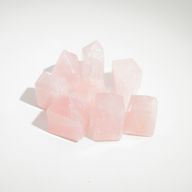 Pointes de gemme en vrac  - Quartz rose indien (env. 8 pièces)