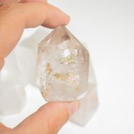 Pointes de gemme en vrac - Quartz Clair (env. 8 pièces)