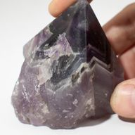 Pointes polies en vrac de pierres précieuses - Améthyste, grade A (environ 5-6 pièces)