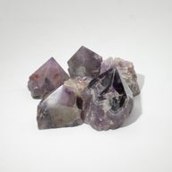 Pointes polies en vrac de pierres précieuses - Améthyste, grade A (environ 5-6 pièces)