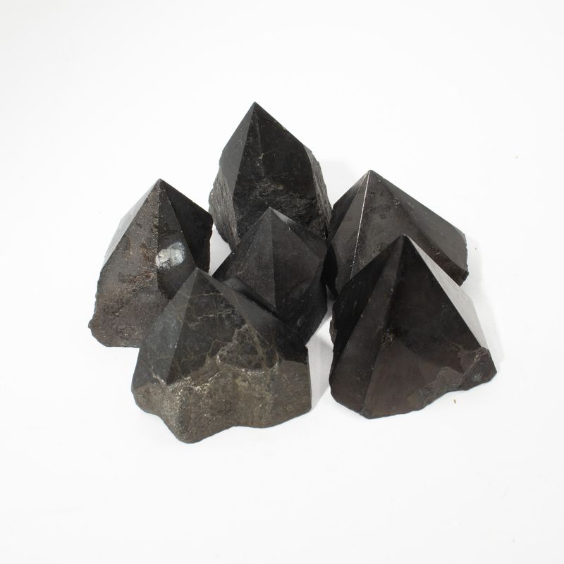 Points gemmes polies en vrac - Tourmaline indienne (environ 5 à 6 pièces)