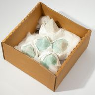 Points polies en vrac de pierres gemmes de haute qualité - amazonite indienne (environ 5-6 pièces)