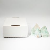 Points polies en vrac de pierres gemmes de haute qualité - amazonite indienne (environ 5-6 pièces)