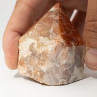 Points polies en pierres gemmes en vrac - matrice avec tourmaline (environ 5-6 pièces)