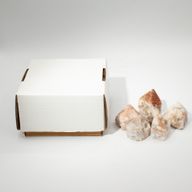 Points polies en pierres gemmes en vrac - matrice avec tourmaline (environ 5-6 pièces)