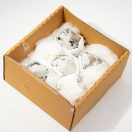 Points polis supérieurs en pierres précieuses en vrac - Moonstone arc-en-ciel (environ 5-6 pièces)