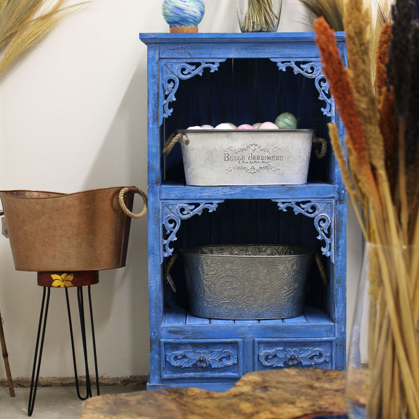Meubles de Salle de Bain en Bois d'albasia Recyclé