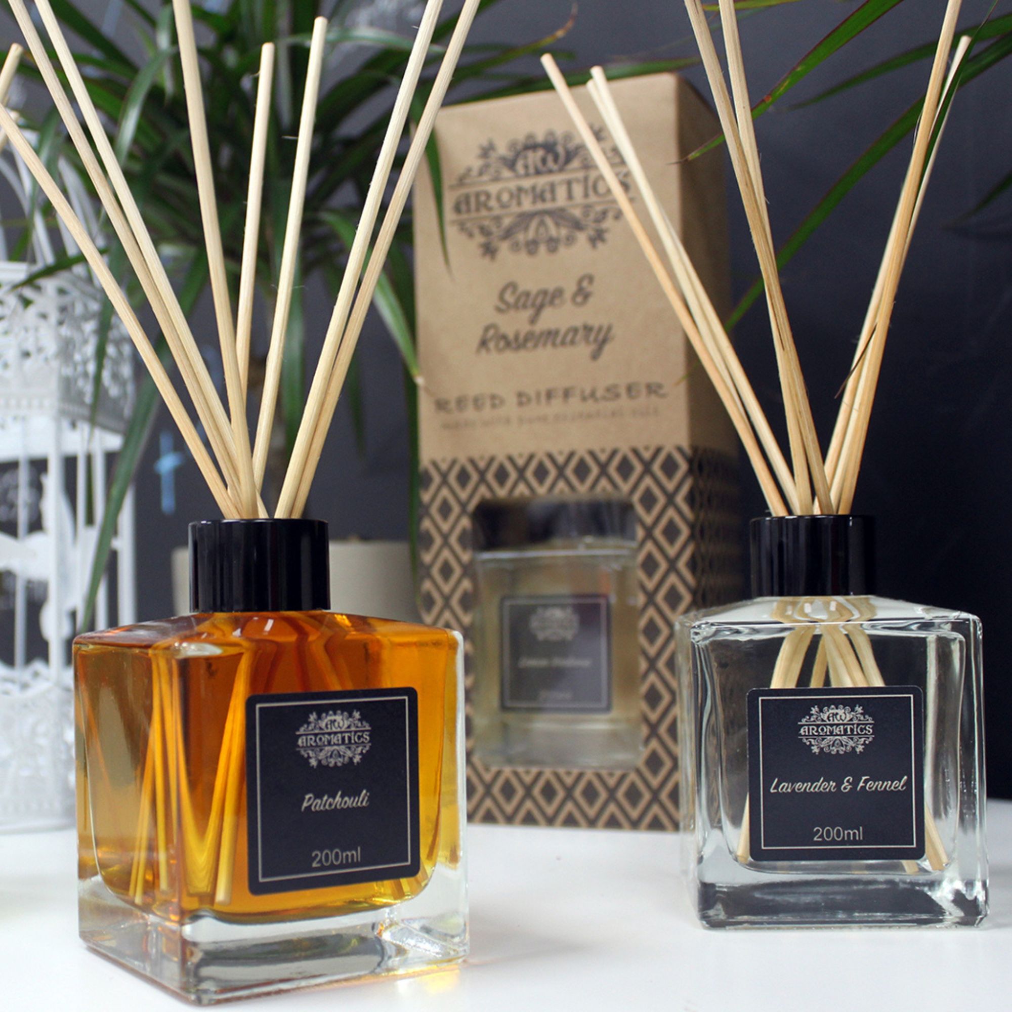 Diffuseurs à Rotin aux Huiles Essentielles 200ml