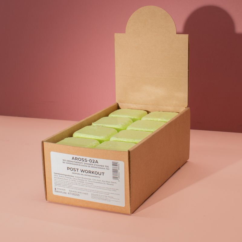 Galets de Douche Aromathérapie 70g - Après -l'Effort - Pamplemousse, Citron Vert et Sel de mer