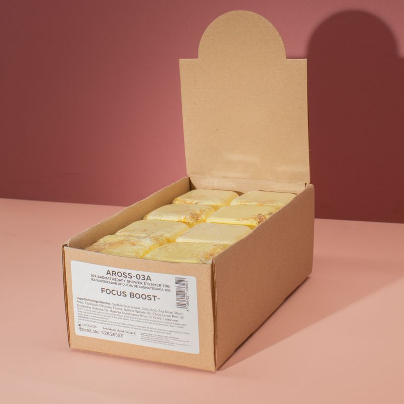 Galets de Douche Aromathérapie 70g - Concentration - Menthe verte, citron, eucalyptus et fleurs de calendula