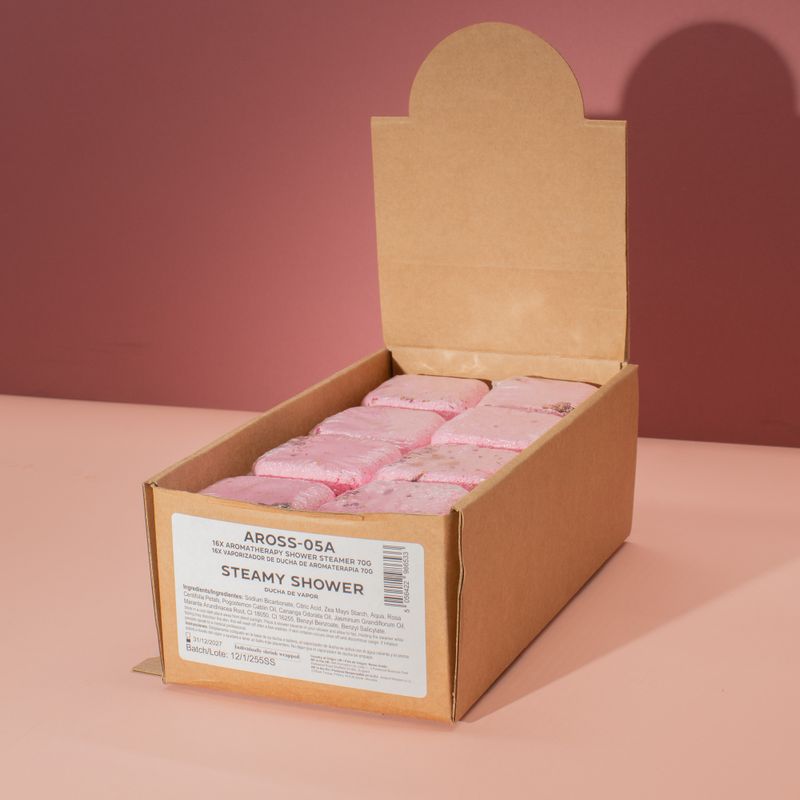 Galets de Douche Aromathérapie 70g - Douche Torride -Patchouli, jasmin, ylang-ylang et pétales de rose