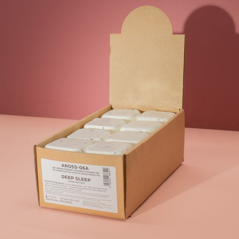 Galets de Douche Aromathérapie 70g - Sommeil Profond - Lavande, Camomille et Ylang-ylang