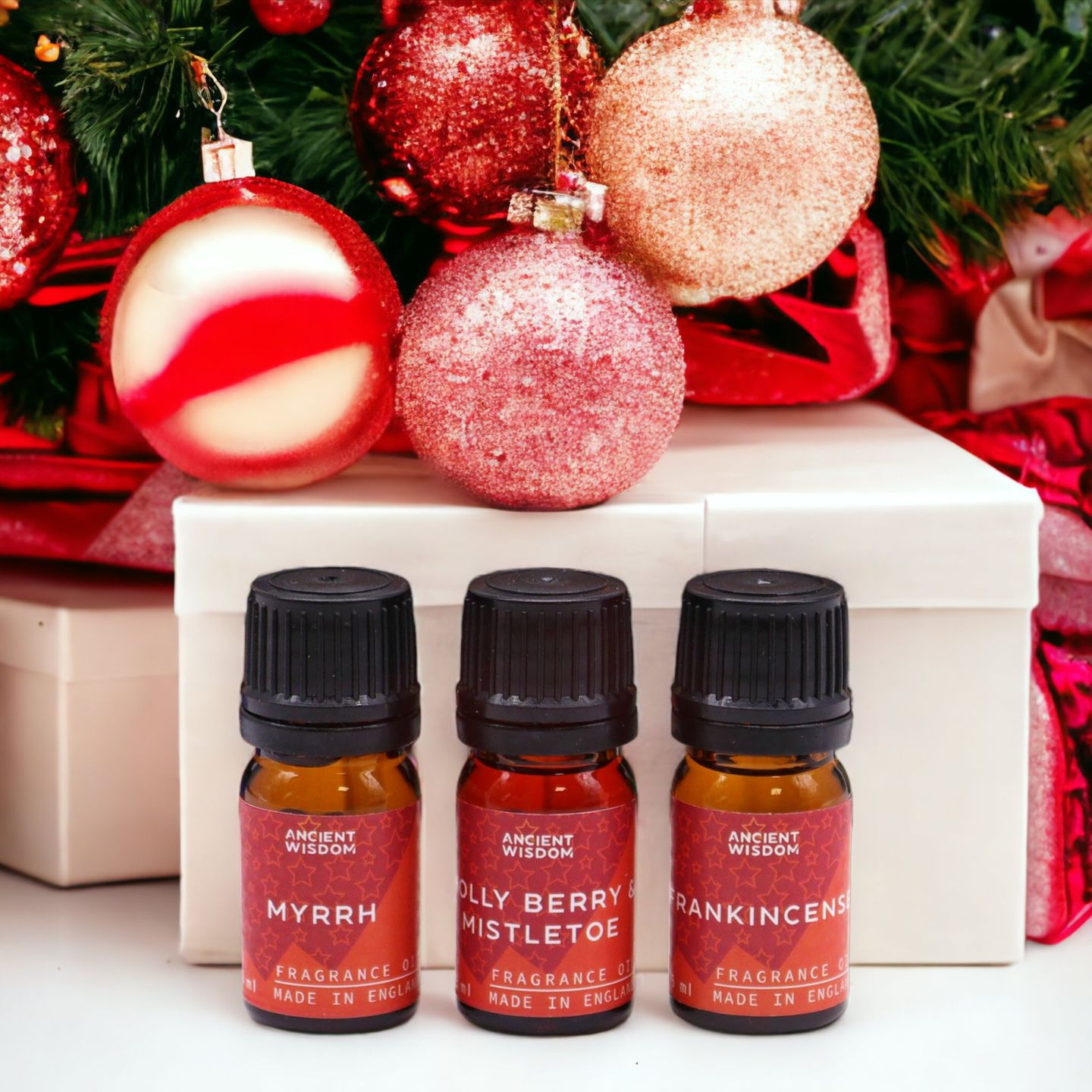 Coffrets d’Huiles Parfumées de Noël – 12 Senteurs