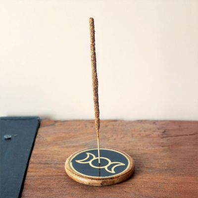 Porte-Encens Artisanaux en Bois Sculpté