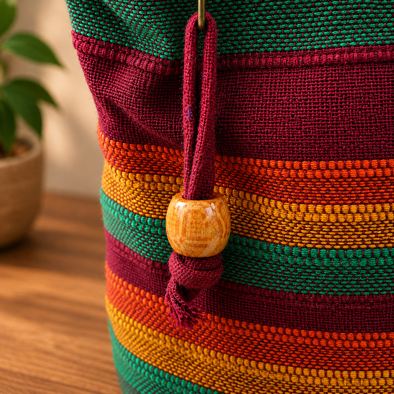 Sacs Ethniques Rayés à Bandoulière – Grande Taille