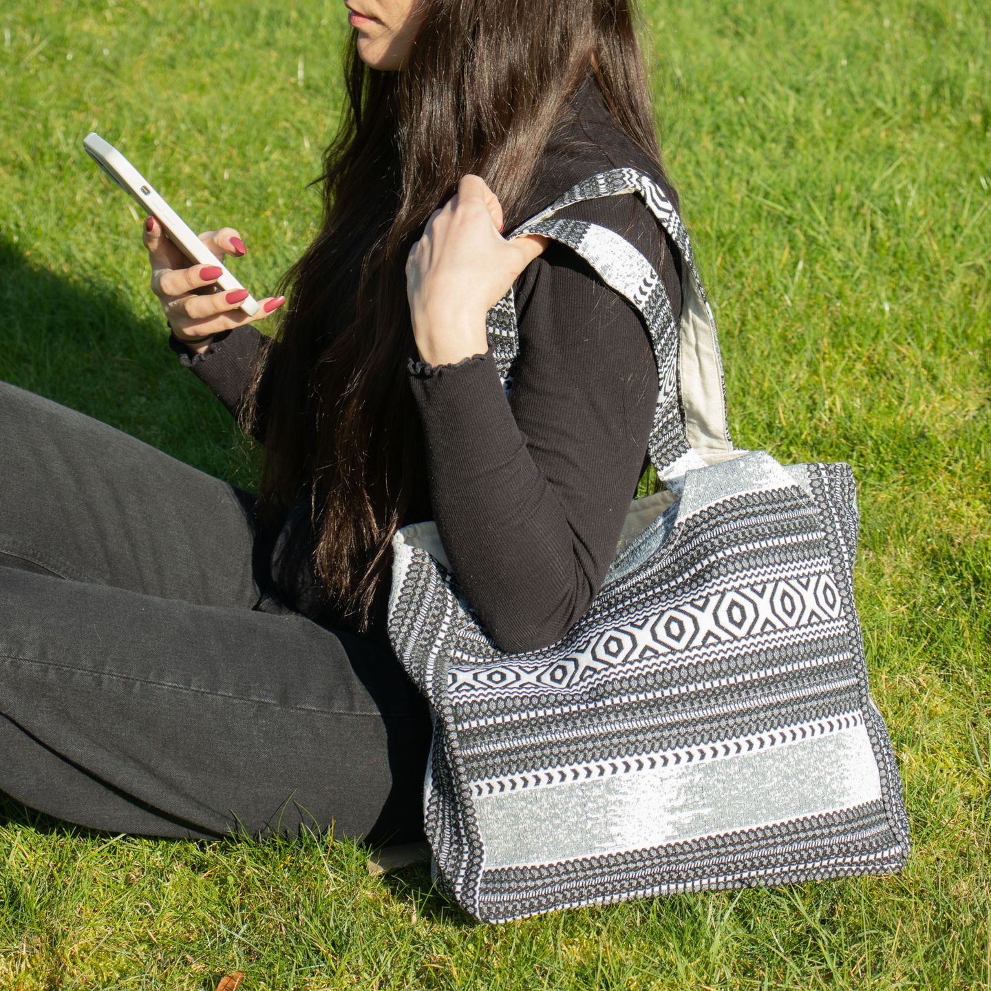 Sacs Jacquard Naturels - Atlas Nomade