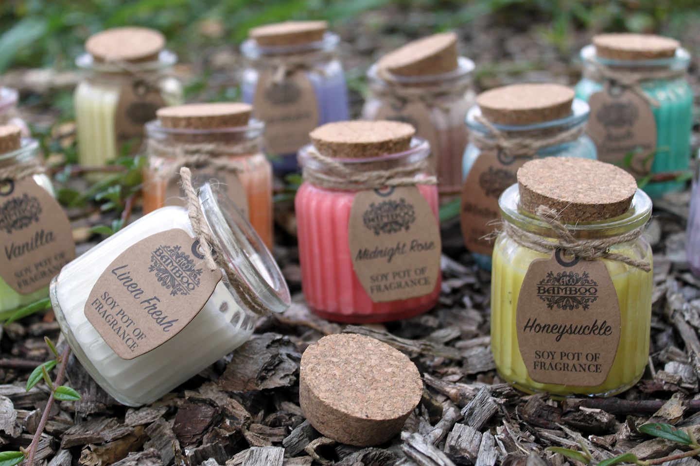 Bougies Parfumées en Pot à la Cire de Soja – 120 g