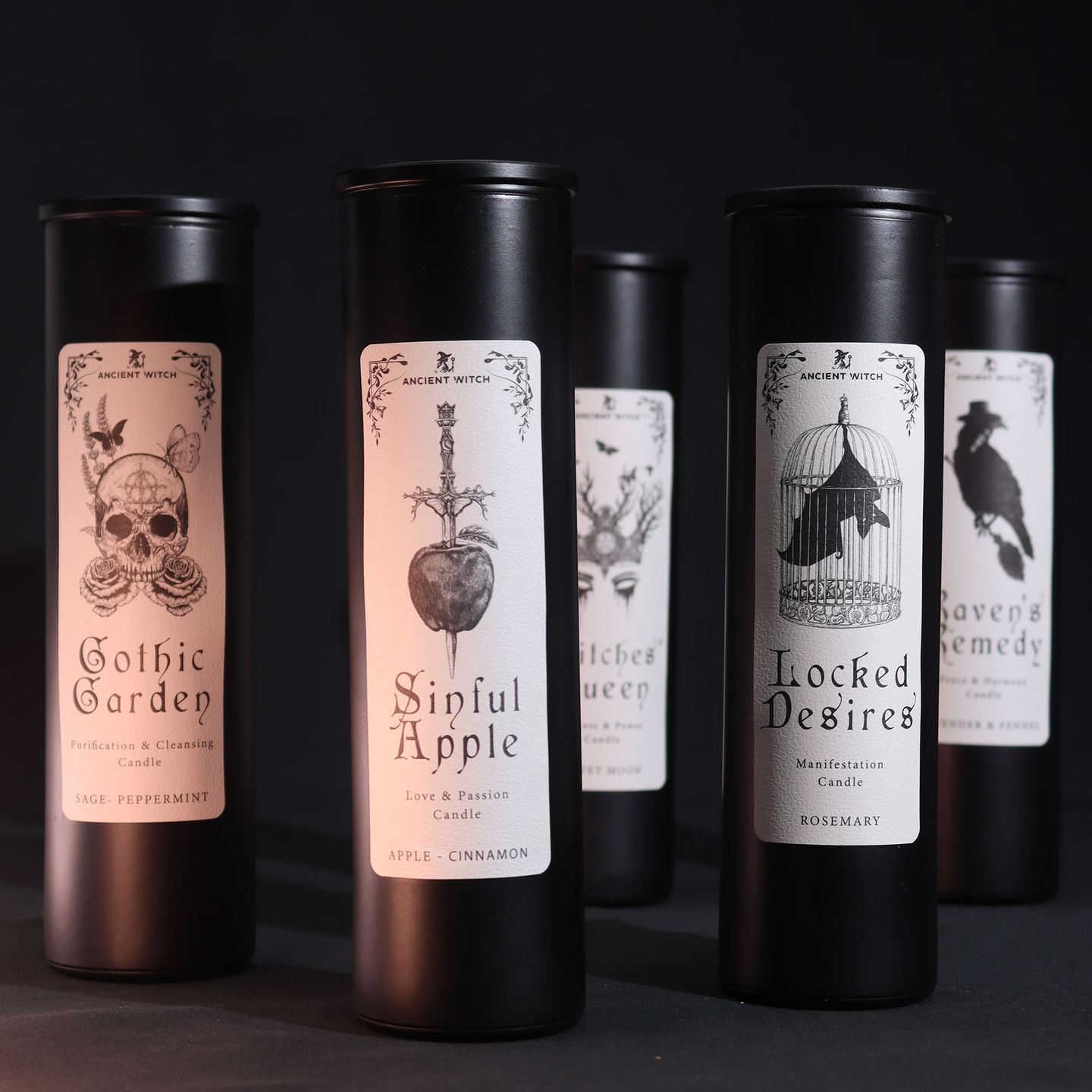 Bougies Ancien Witch Sorcière Ancestrale pour Purification & Rituels