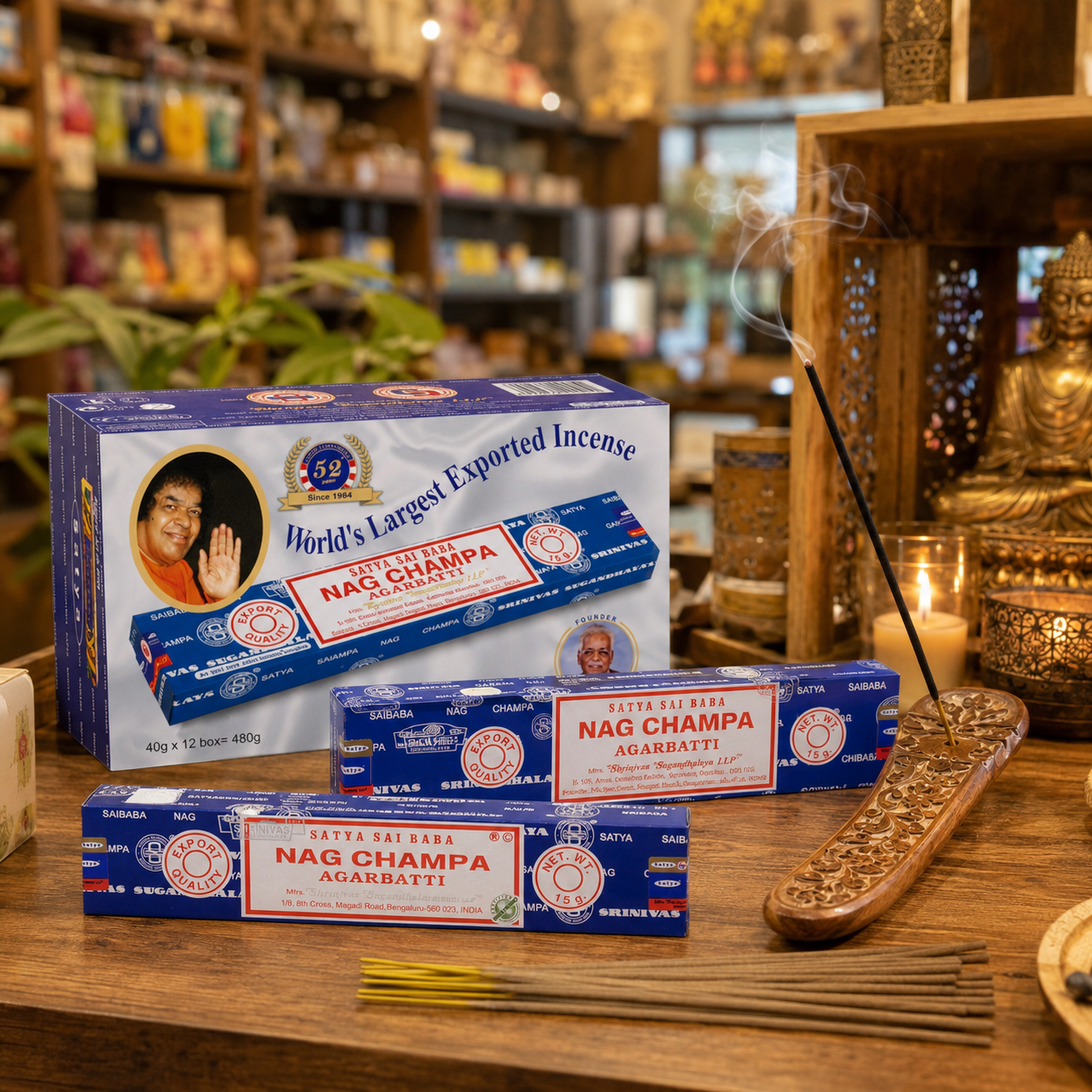 Encens Exotiques Nag Champa – Collection Grossiste AW Artisan France