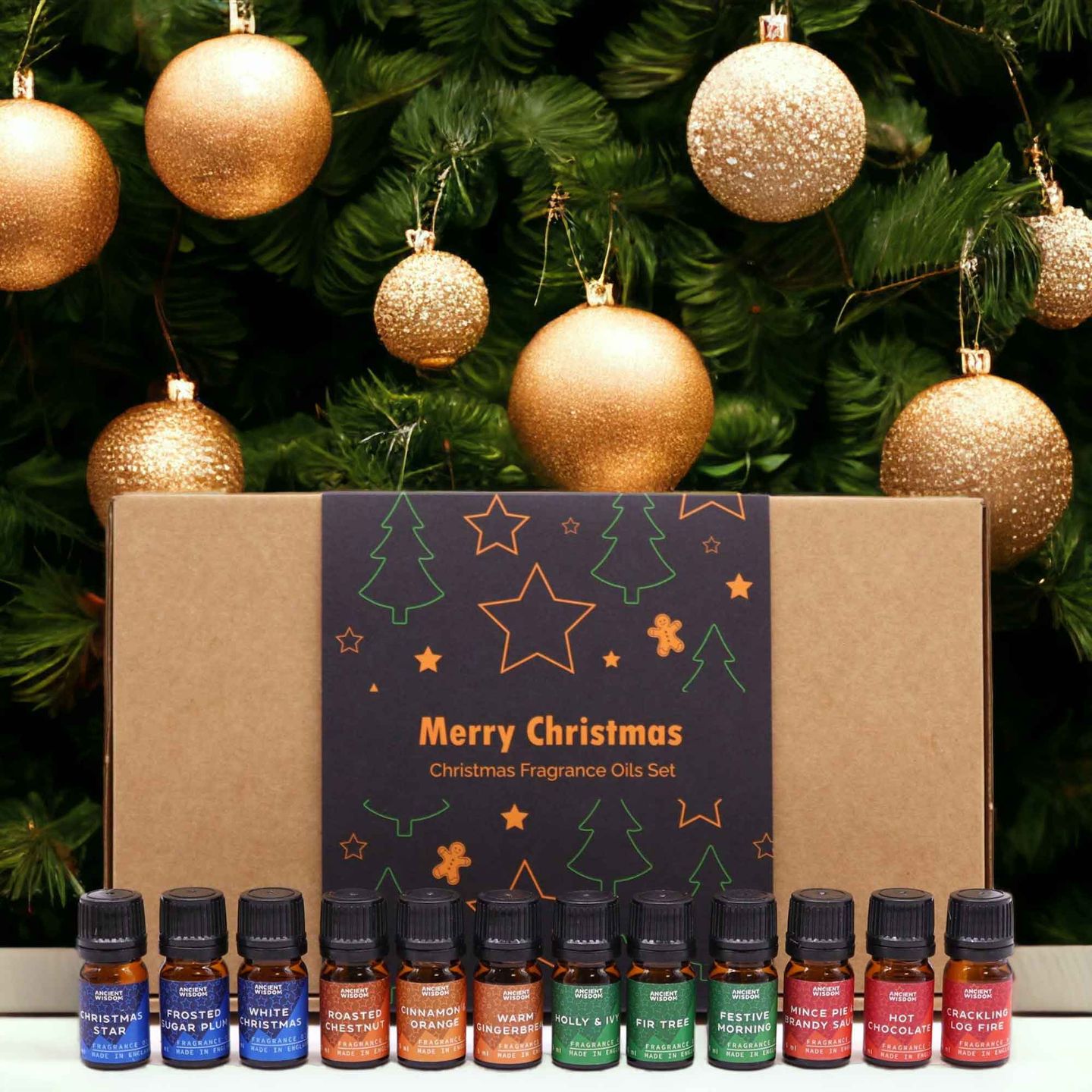 Coffrets d’Huiles Parfumées de Noël – 12 Senteurs