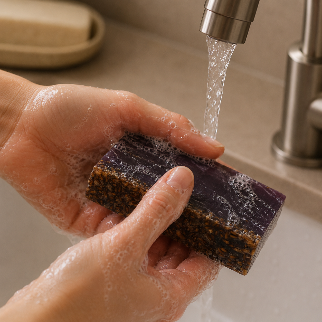 Savons Artisanaux Tranchés – 13 Tranches de 100 g