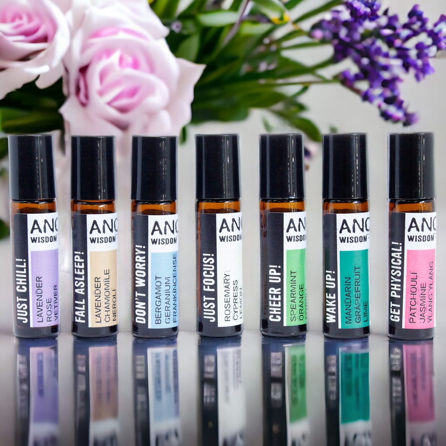 Roll-On aux Mélanges d'Huiles Essentielles 10 ml