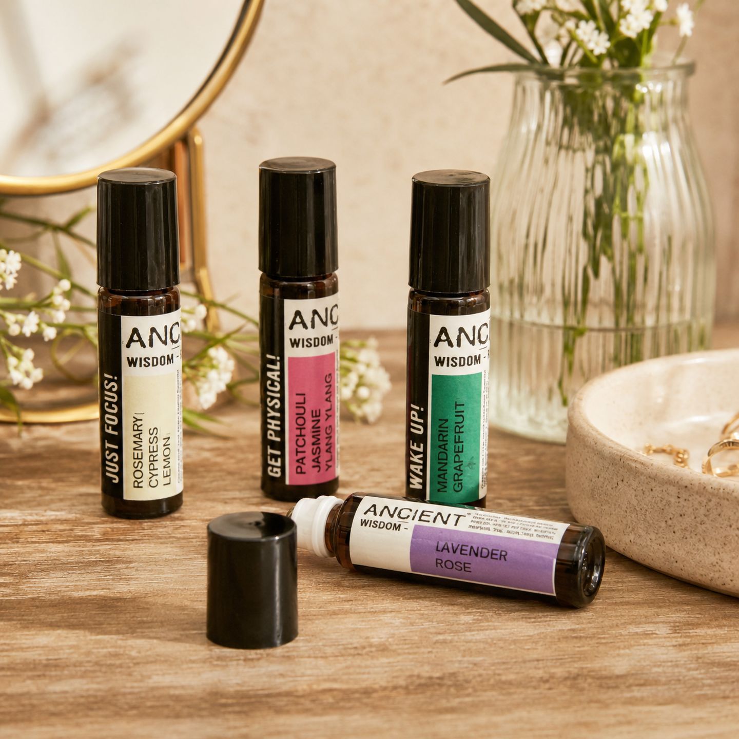 Roll-On aux Mélanges d'Huiles Essentielles 10 ml