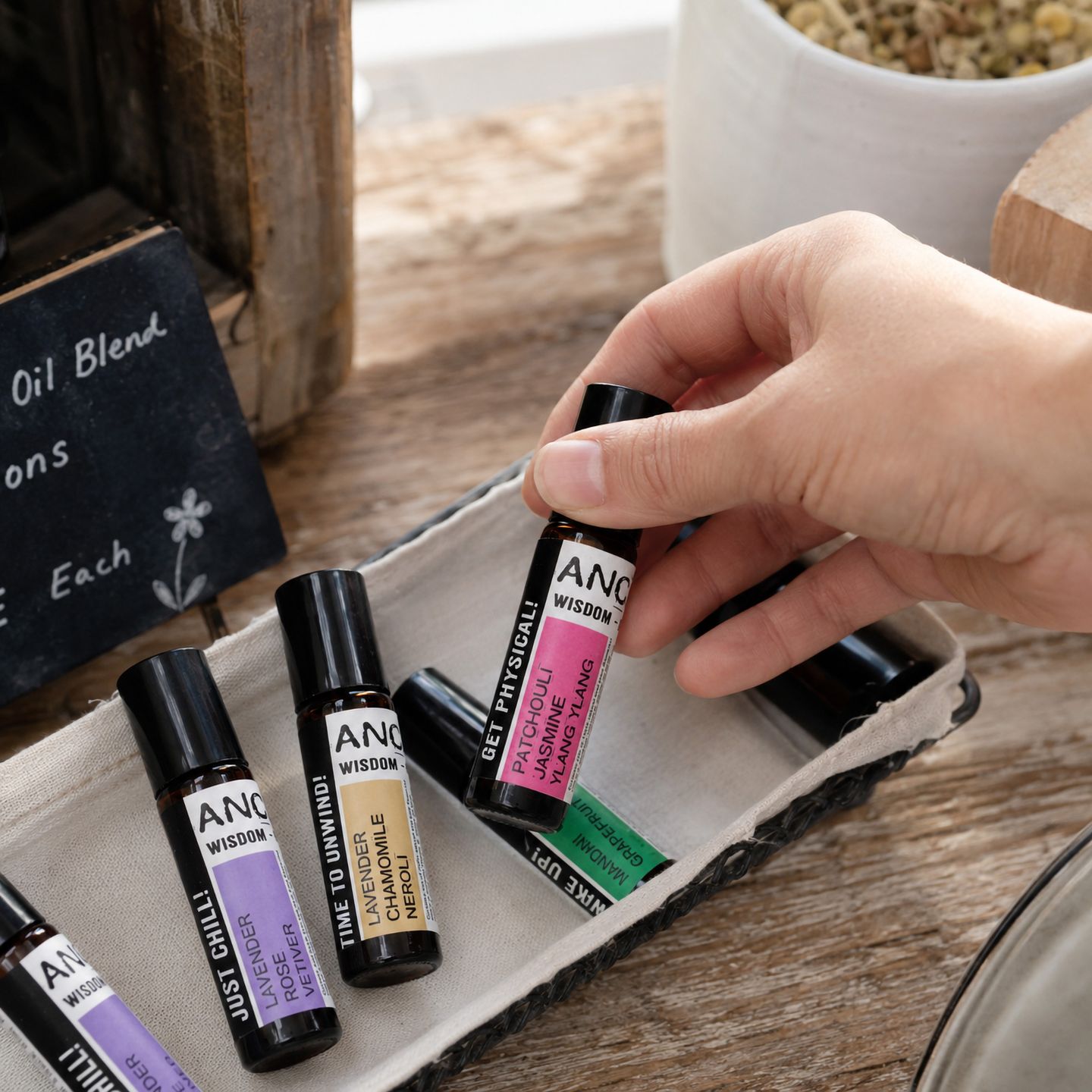 Roll-On aux Mélanges d'Huiles Essentielles 10 ml
