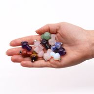 Pack de démarrage Pendentifs en pierres précieuses avec cordons de pendentif et présentoirs à cadre