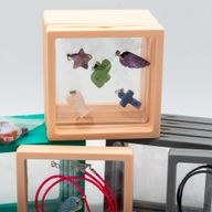 Pack de démarrage Pendentifs en pierres précieuses avec cordons de pendentif et présentoirs à cadre