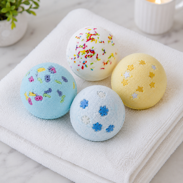 Bombes de Bain avec Éléments