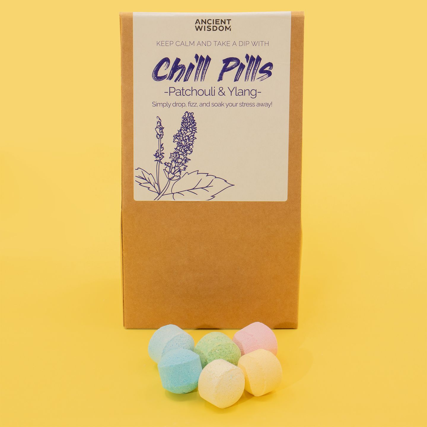 Paquets de Mini billes de Bain Véganes – 350 g (Chill Pills)