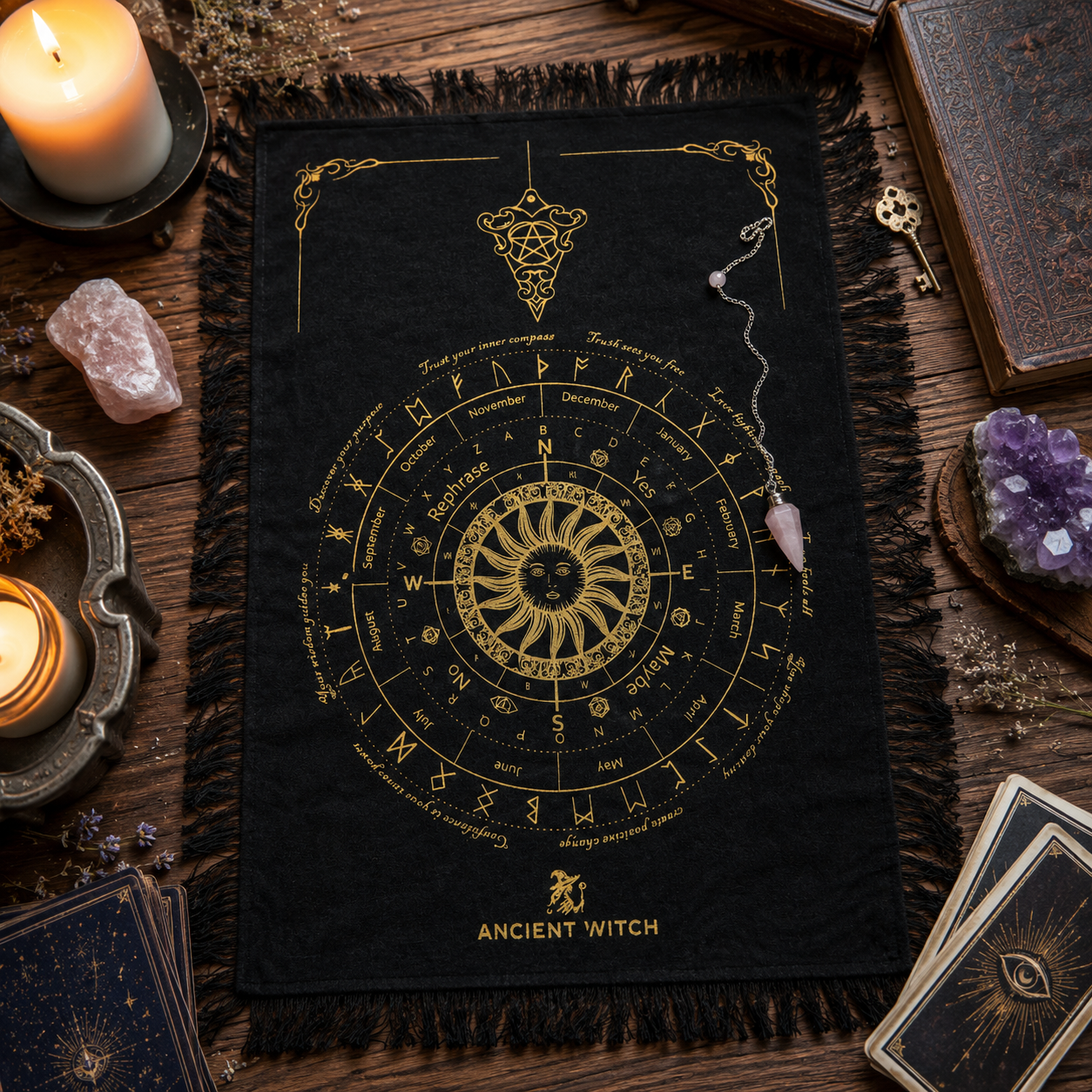 Tissus de Divination pour Pendule – Ancient Witch