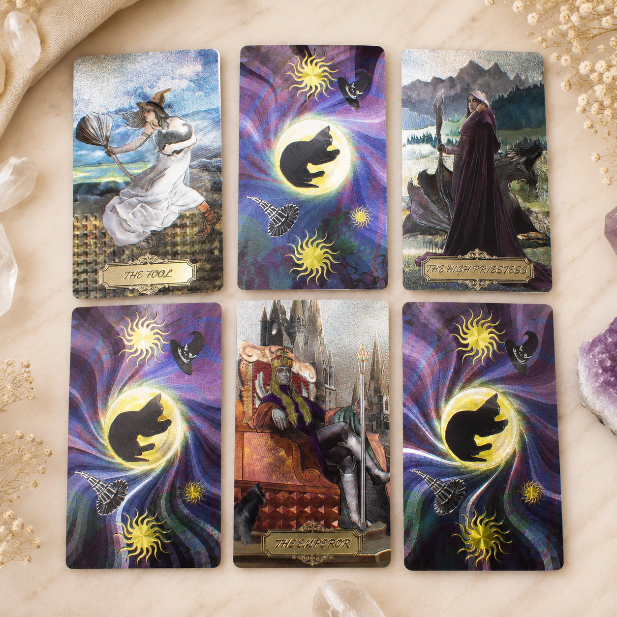 Jeux de Tarot & Tapis de Tirage