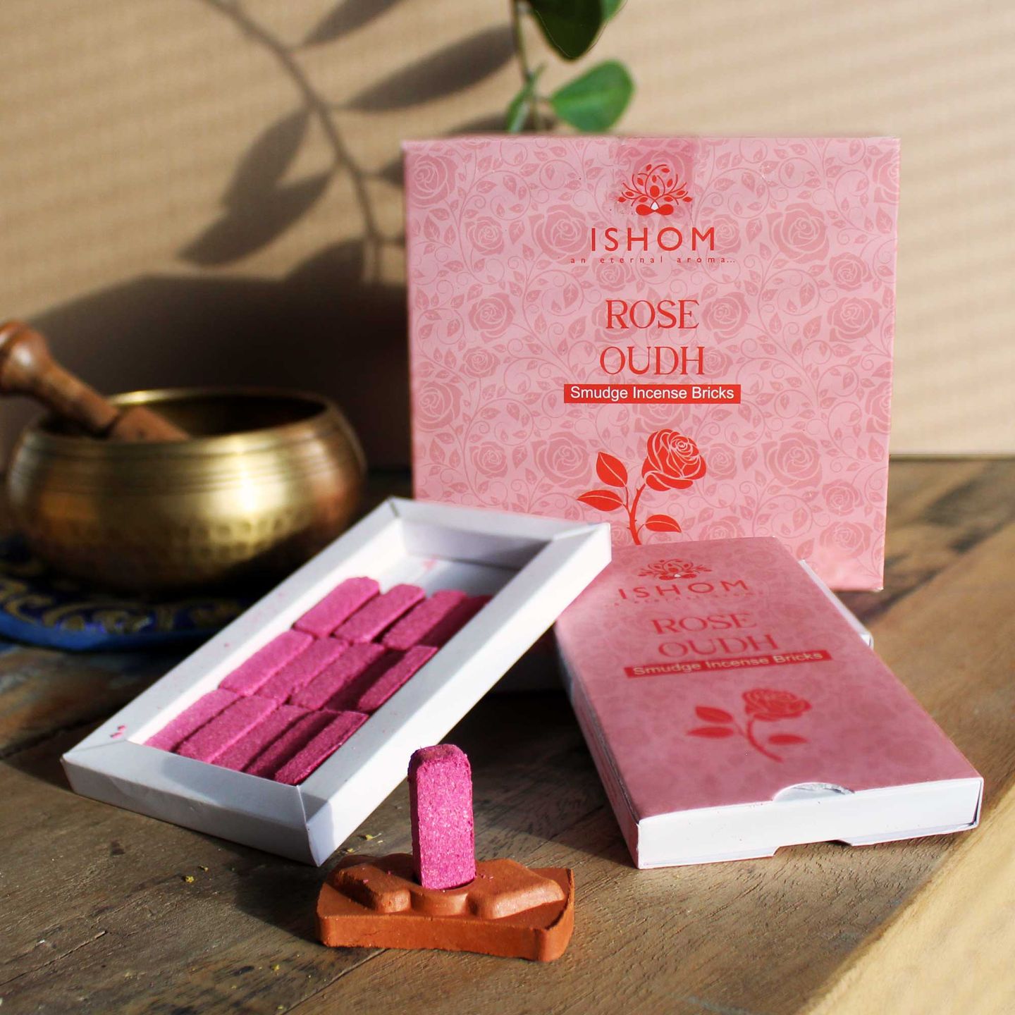 Briques d'Encens Naturel et Brûleur