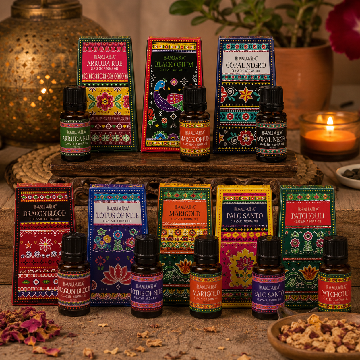 Huiles de parfum indiennes Banjara 10ml