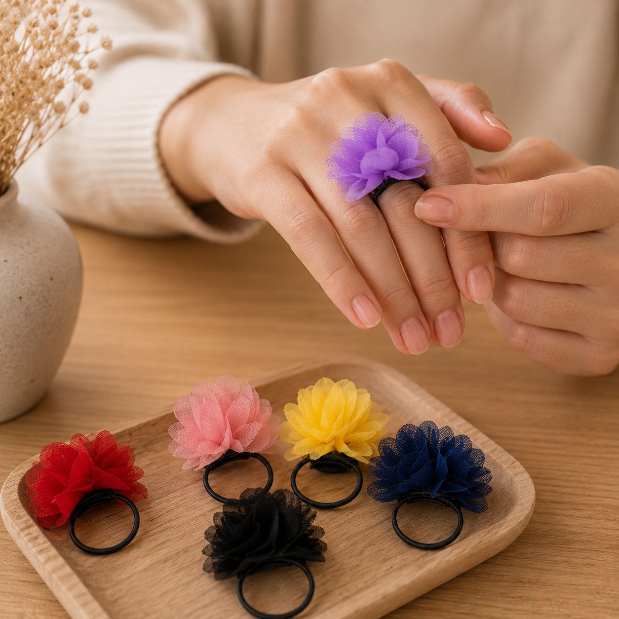 Anneaux au parfum Chiffon