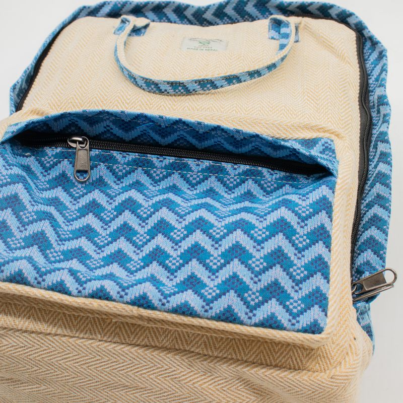 Grand sac à dos Kathmandu - Design Dhaka (39×28×13 cm)