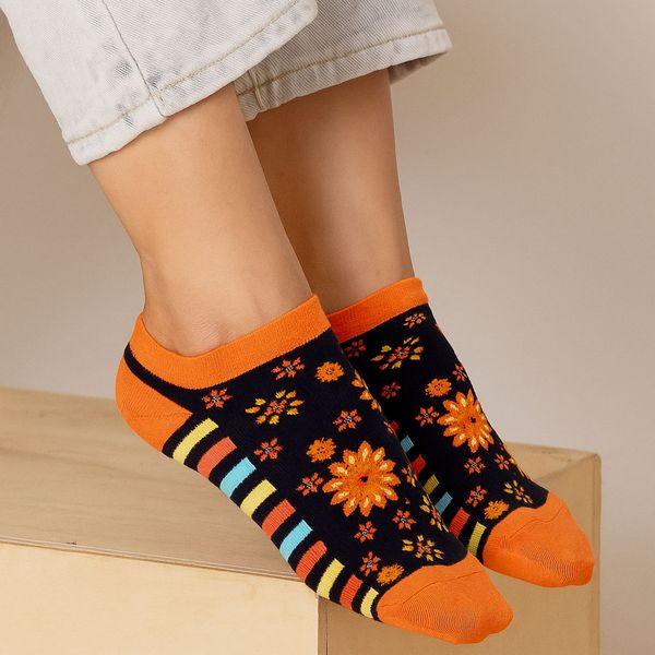 Chaussettes Basses en Bambou Hop Hare – Motifs Ésotériques
