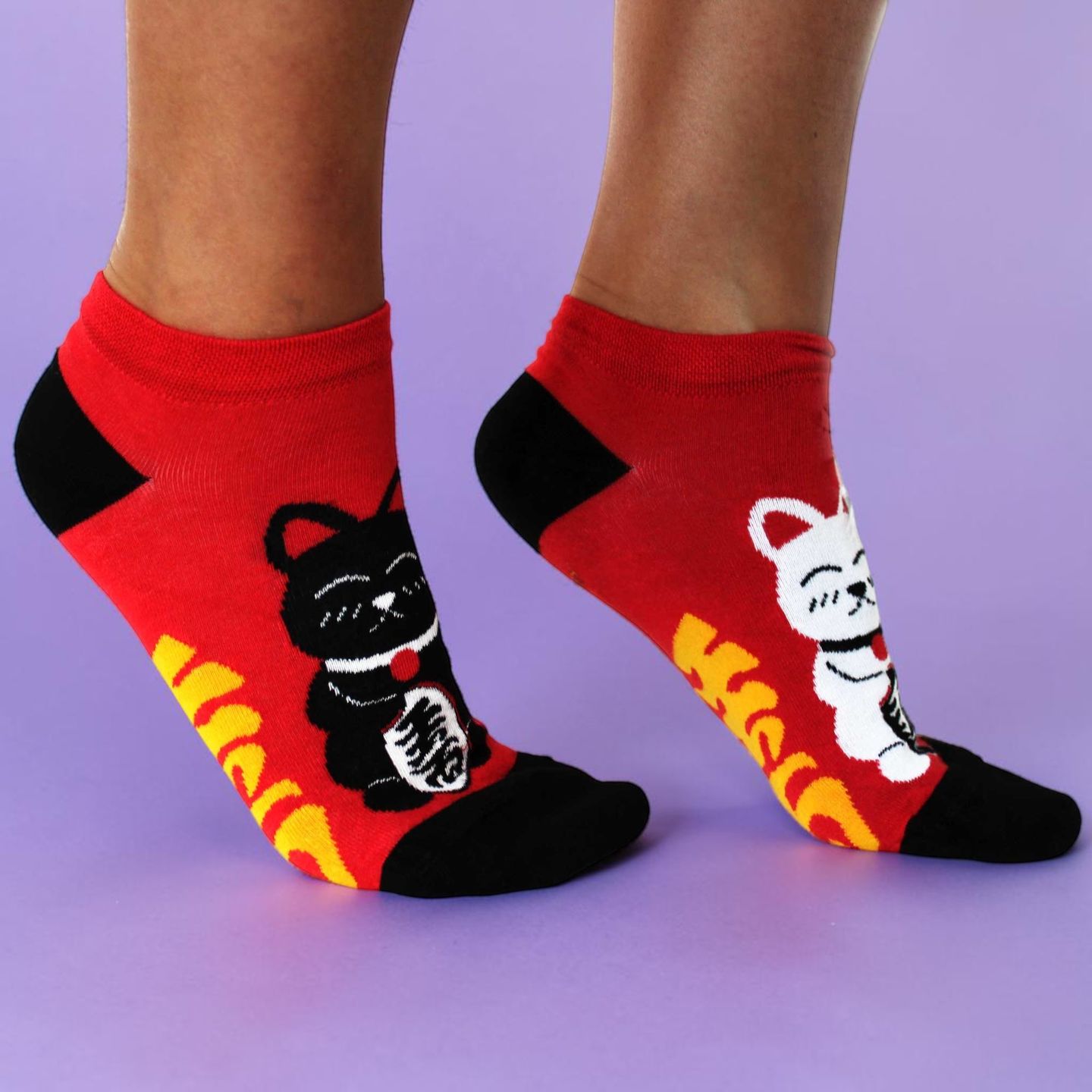 Chaussettes Basses en Bambou Hop Hare – Motifs Ésotériques