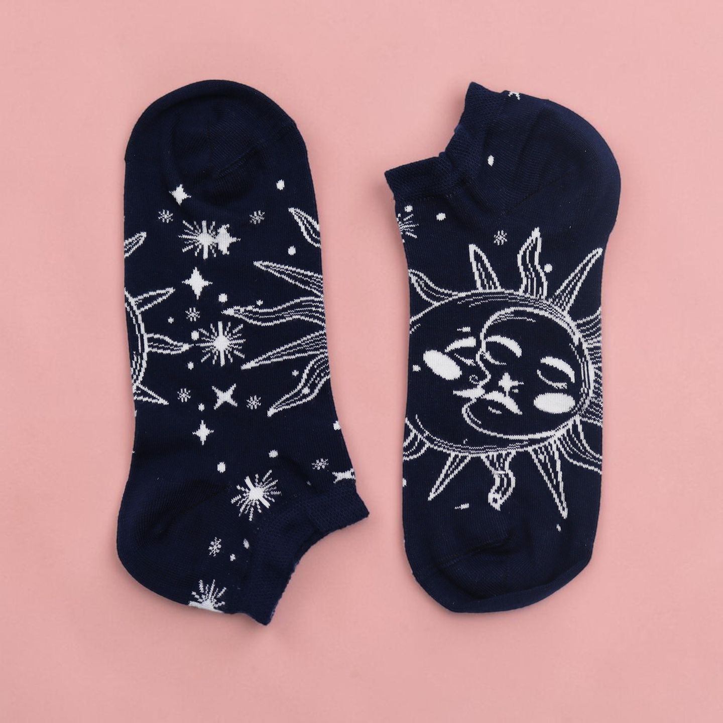 Chaussettes Basses en Bambou Hop Hare – Motifs Ésotériques