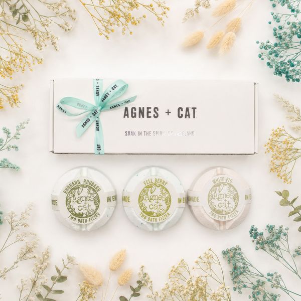 Coffret Bombes de Bain Baies & Figues – Agnes + Cat