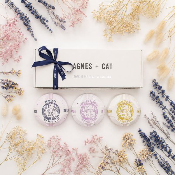 Coffret Bombes de Bain Jardin Secret– Agnes + Cat