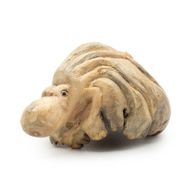 Sculpture en bois artisanale Parasite - Pieuvre gardienne de l'océan