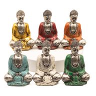 Mini Bouddha argenté (couleurs variées)