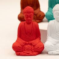 Mini Bouddha fini mat (Couleurs assorties)